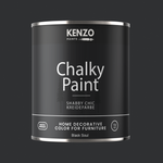 Kenzopaints Chalky Paint 750ml - Black Soul - Kenzopaints