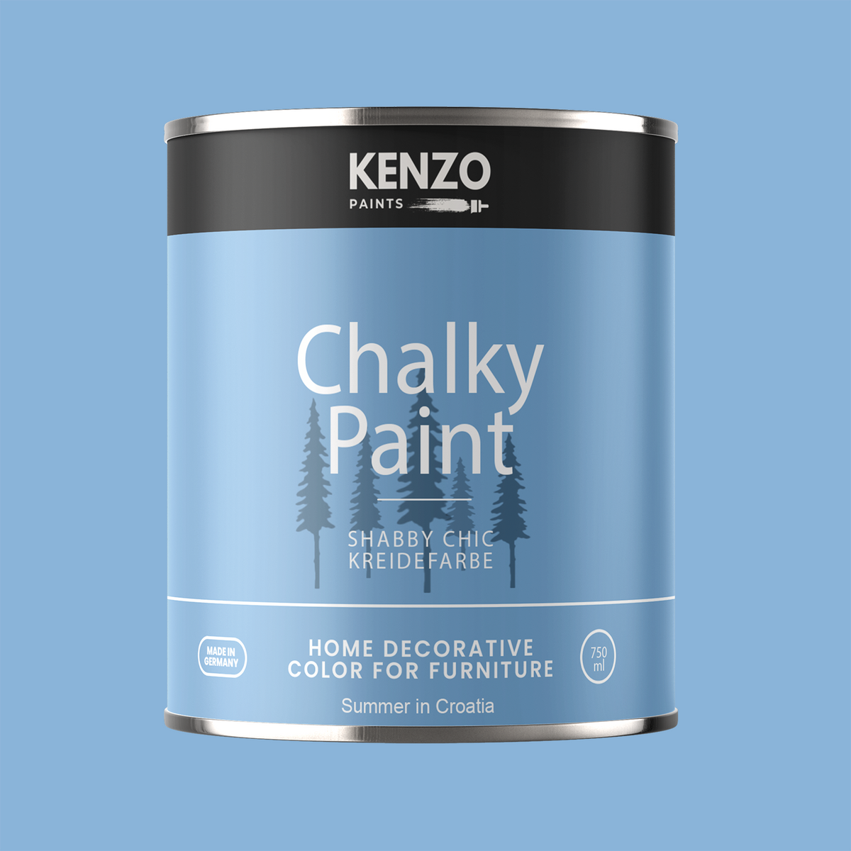 Kenzopaints Chalky Paint 750ml - Summer in Croatia - Kenzopaints