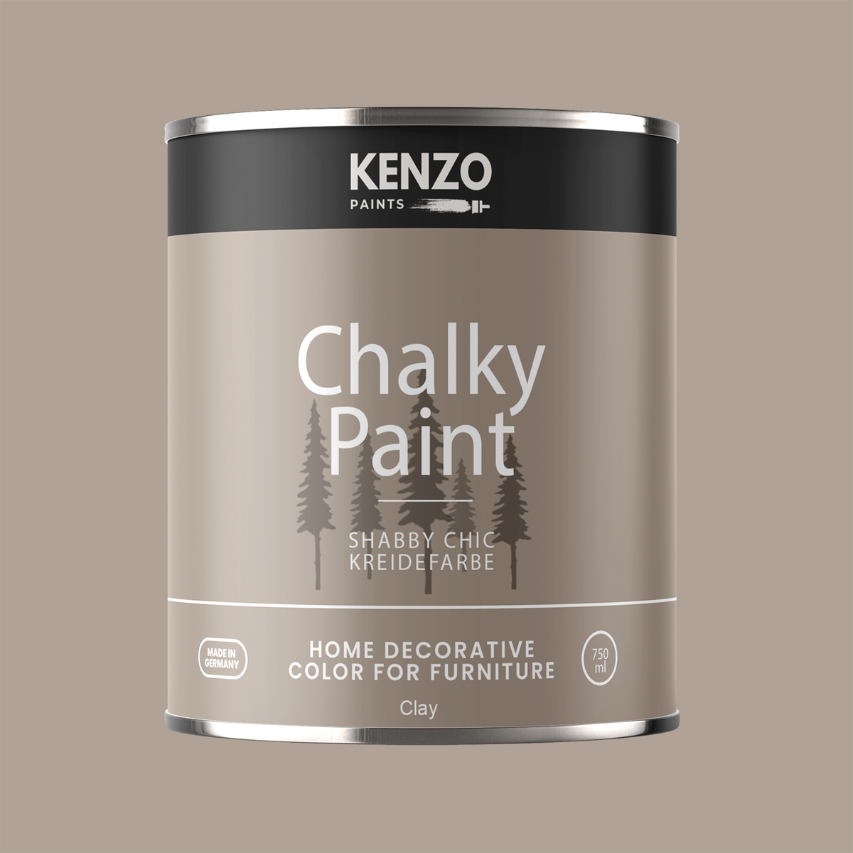 Kenzopaints Chalky Paint 750ml - Clay - Kenzopaints