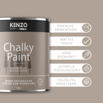 Kenzopaints Chalky Paint 750ml - Clay - Kenzopaints