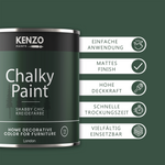 Kenzopaints Chalky Paint 750ml - London - Kenzopaints