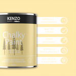 Kenzopaints Chalky Paint 750ml - Vanilla - Kenzopaints