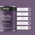 Kenzopaints Chalky Paint 750ml - Crocus Flower - Kenzopaints