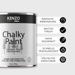 Kenzopaints Chalky Paint 750ml - Dove Wing - Kenzopaints